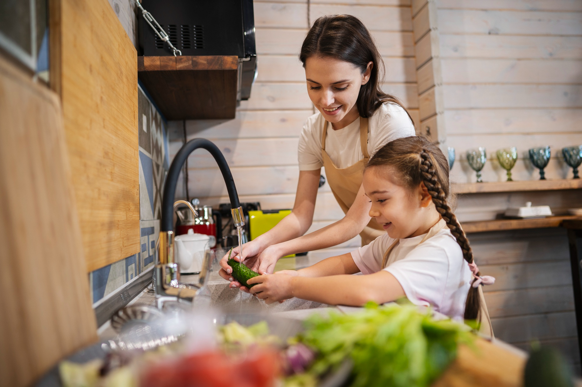 Ketoguide, Healthy cooking with child
