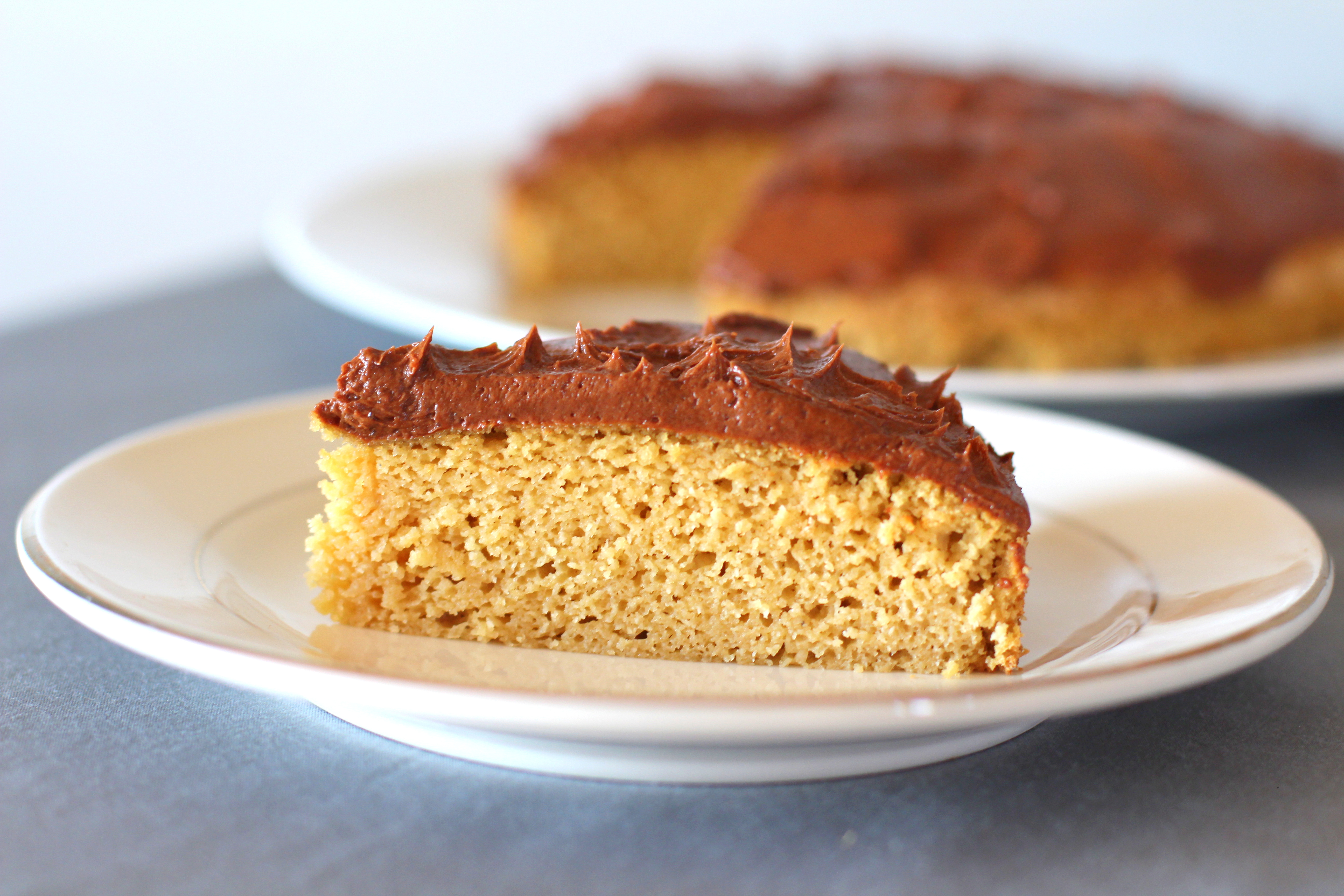 Keto Yello Cake with Classic Chocolate Buttercream
